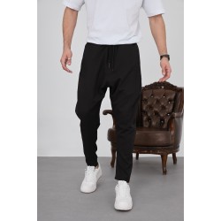 Unisex Modern Şalvar Pantolon Siyah
