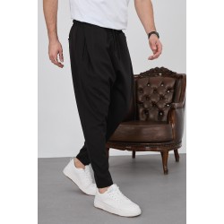 Unisex Modern Şalvar Pantolon Siyah